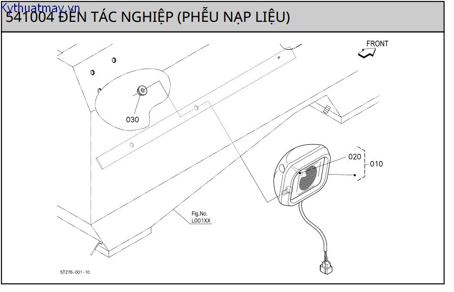 Đèn tác nghiệp (Phễu nạp liệu)